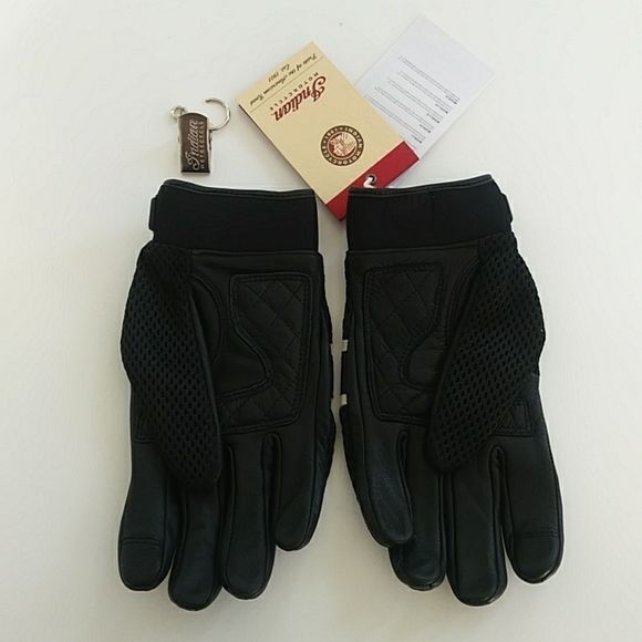 Indian Motorcycle Other - Men's Arlington Mesh Glove, Black, Large